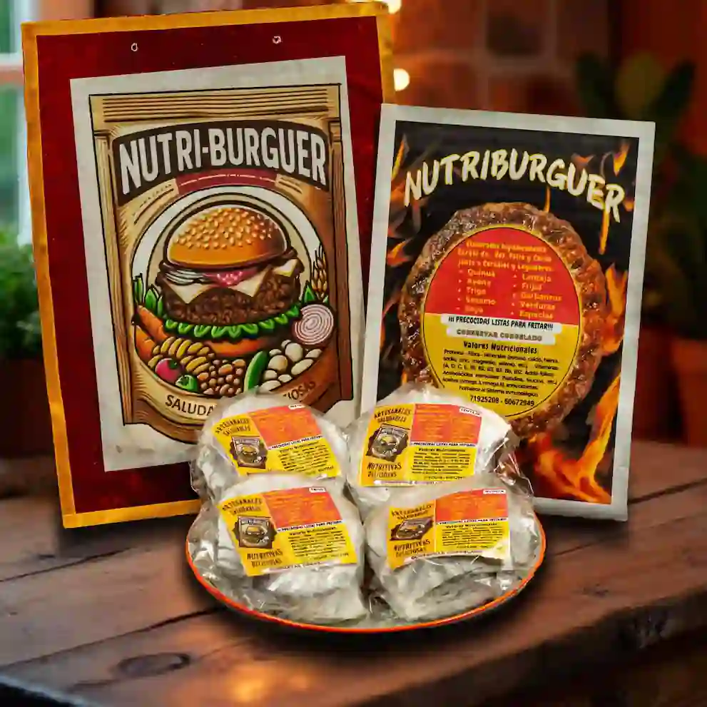 Hamburguesas nutritivas y saludables